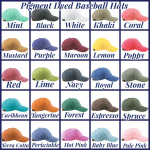 STL Airport Code Baseball Hat - Pigment Dyed