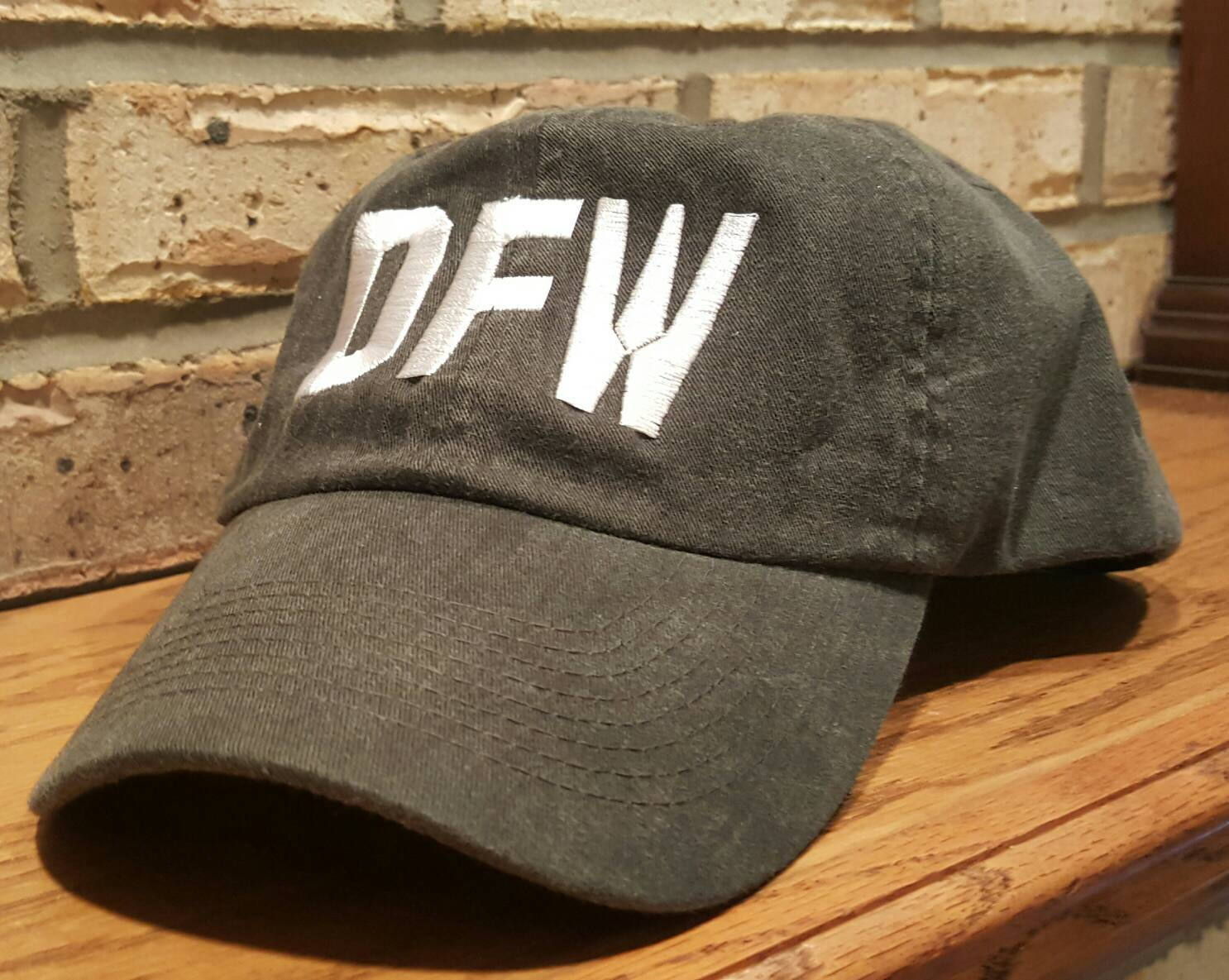DFW Airport Code Hat - Embroidered Dallas/Fort Worth International Airport Cap - DFW Baseball Hat
