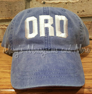 ORD Airport Code Hat - Embroidered Chicago Baseball Hat - O'Hare International Airport Ball Cap