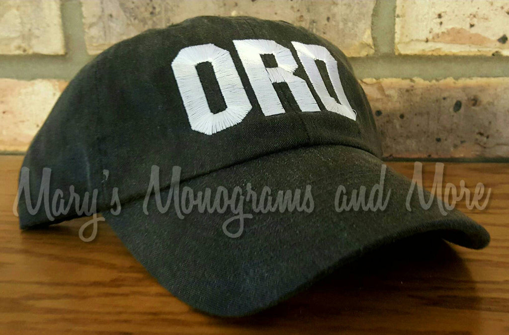 ORD Airport Code Baseball Hat