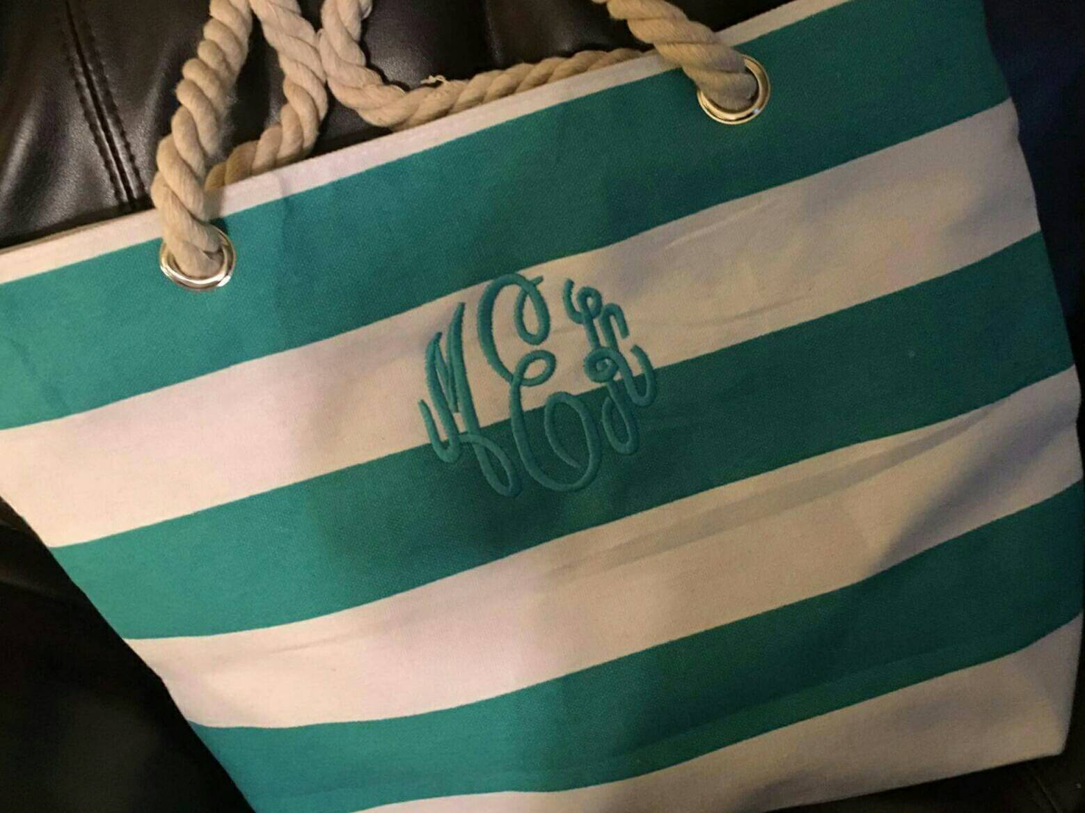 Personalized Summer Beach Bag