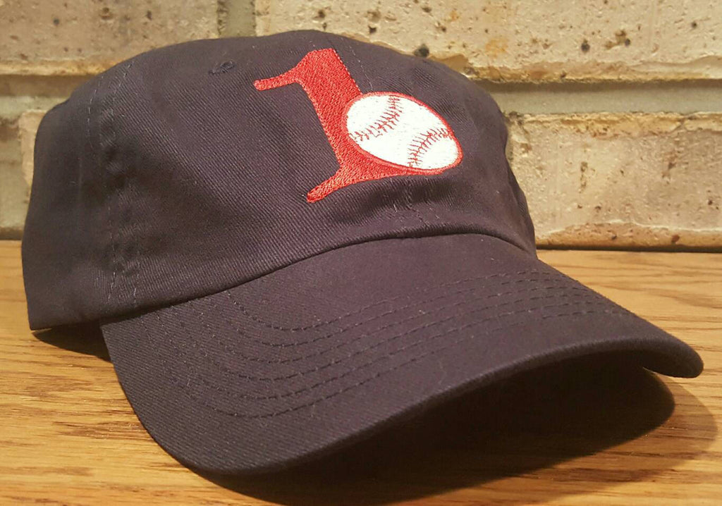 Free Shipping - Embroidery Personalized Newborn/Infant/Toddler/Youth Number Baseball Hat-  First Birthday Hat - Embroidered Letter Ball Cap