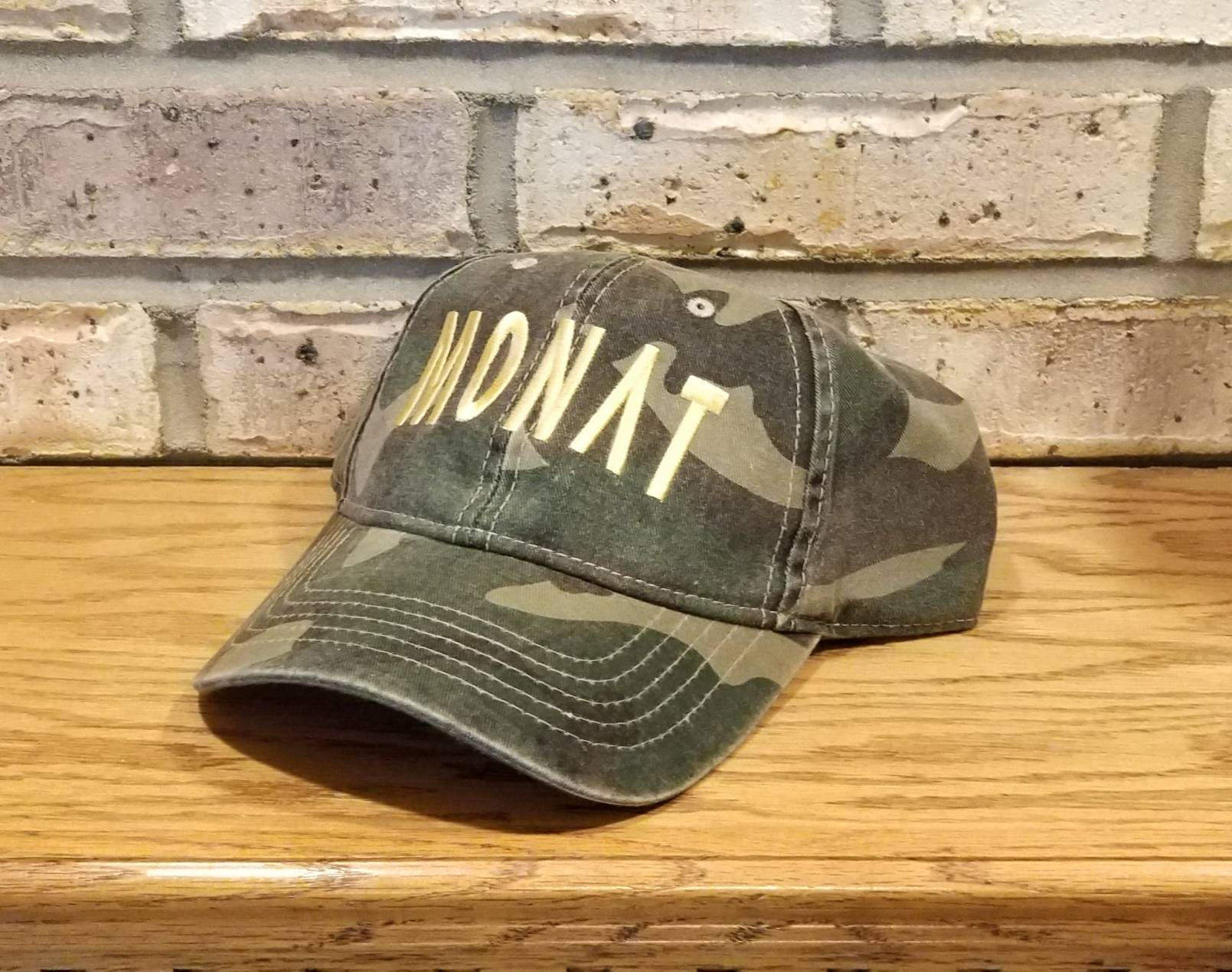 Monat Hat, embroidered Monat baseball hat, personalized Monat Cap, Mon – Mary's  Monograms and More