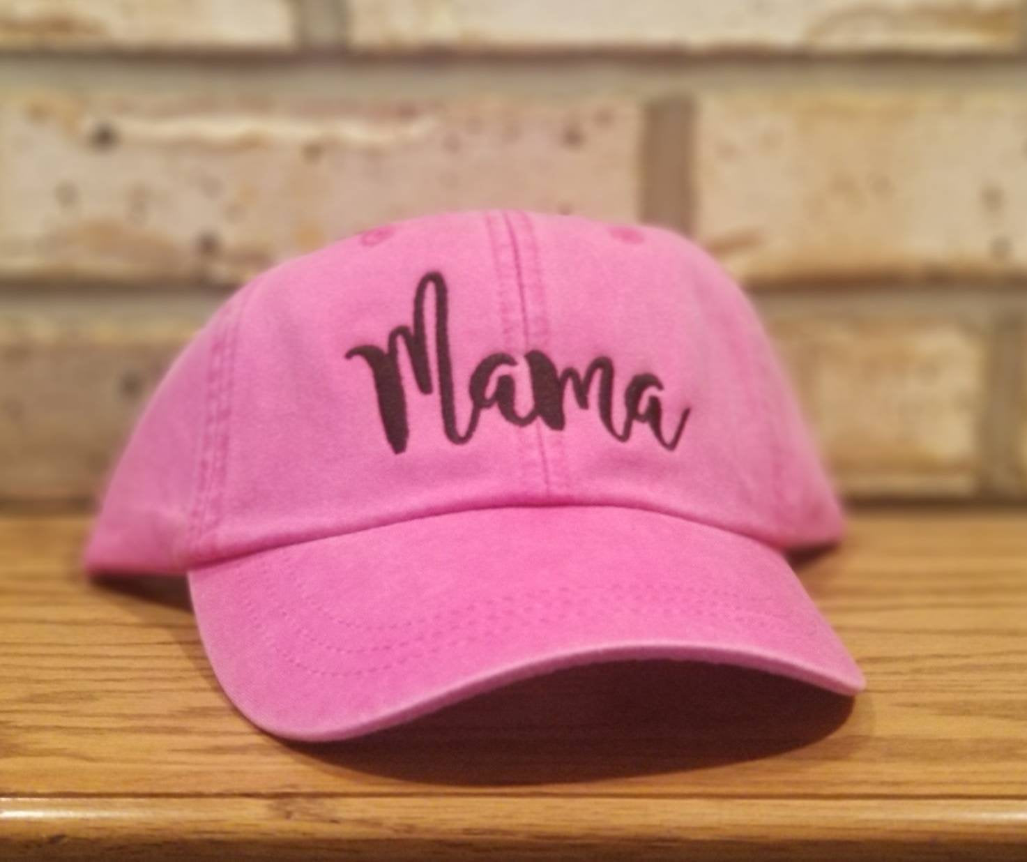 Mama Hat - Embroidered Mama, Mom, Mommy, Mother, Ma, Momma, Mothers Day, Birth Announcement, Custom Personalized Baseball or Trucker Hat