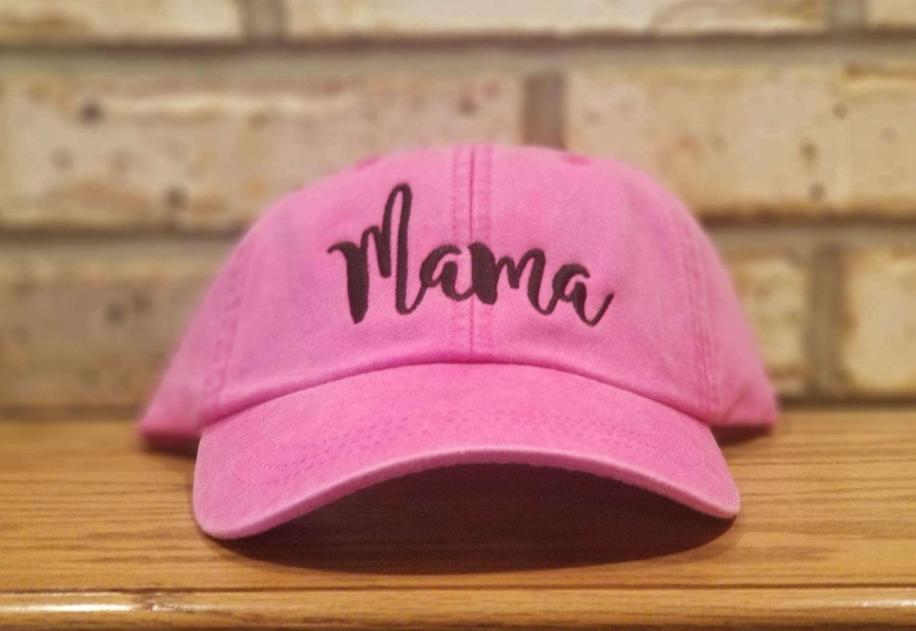 Mama Hat - Embroidered Mama, Mom, Mommy, Mother, Ma, Momma, Mothers Day, Birth Announcement, Custom Personalized Baseball or Trucker Hat