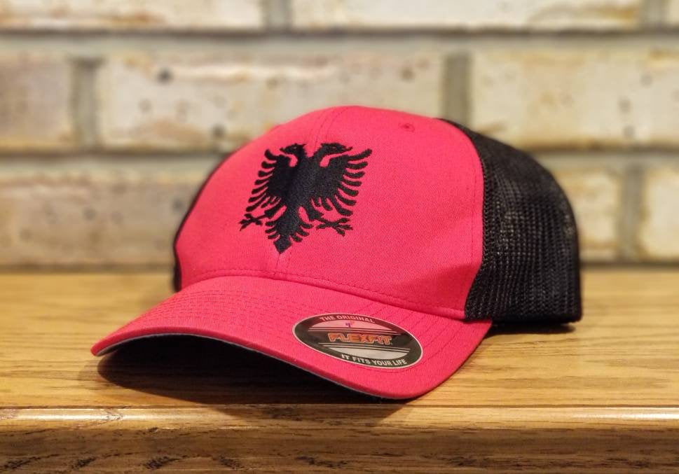 Flag Hat - Embroidered Father Son Matching Flag Hat, You Pick The Flag and Country, USA, Albania, Canada, Mexico, Italy, England, and More