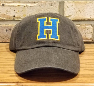 Varsity Letter Hat - Embroidered Any Letter College Varsity Font Baseball or Trucker Hat, Custom Letterman Cap, Sports Team, University Hat