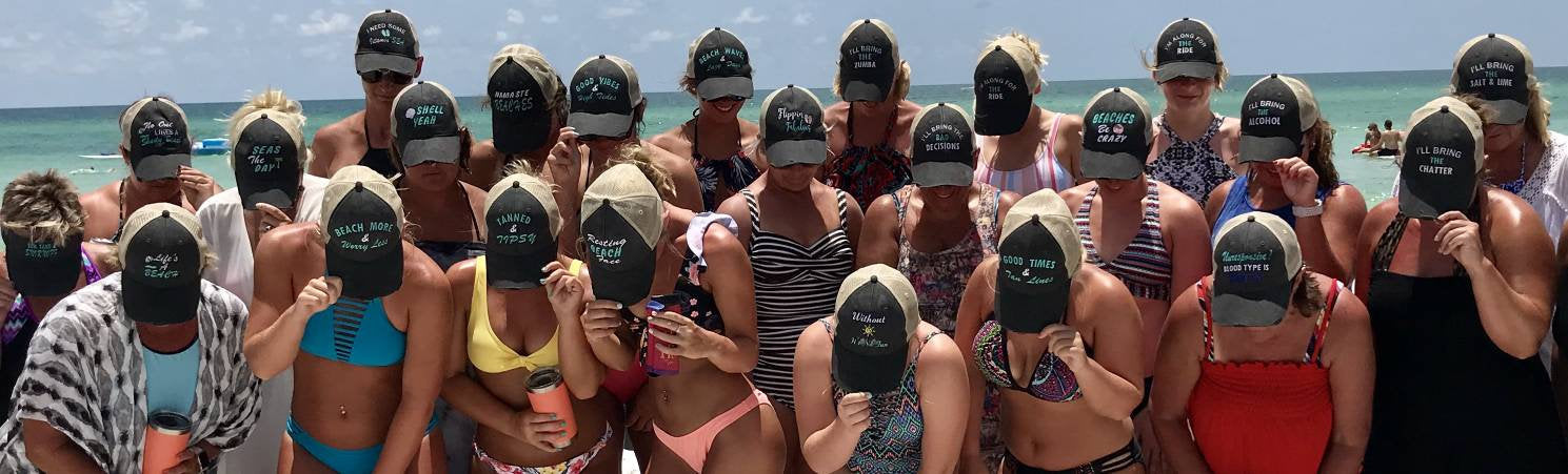 Sun, Sand, and Smirnoff Visor - I'll Bring The Alcohol and Bad Decisions, Girls Trip, Summer Vacation, Custom Party, Drinking, Beach Hat