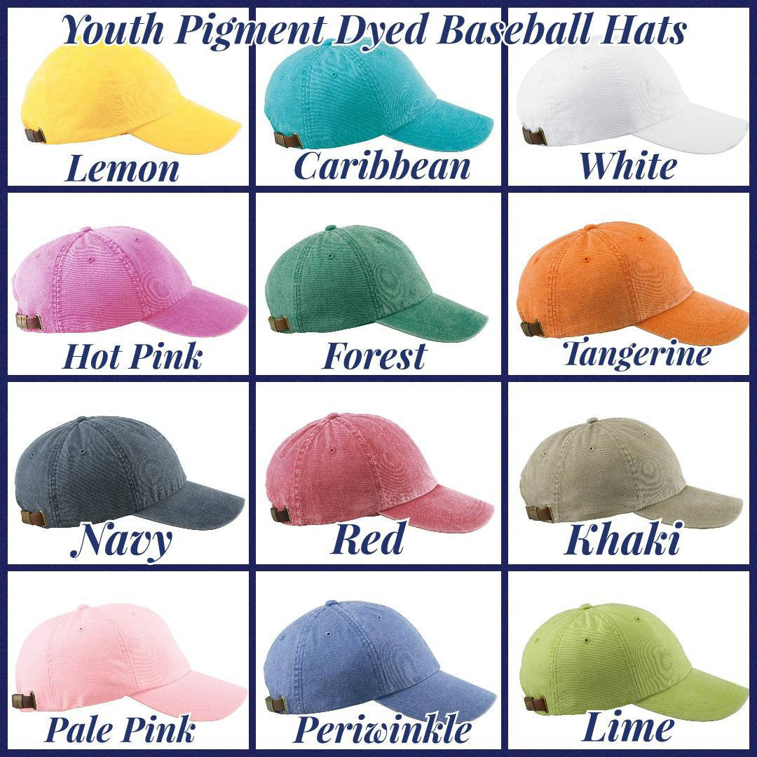 Children's Anchor Monogram Baseball Hat