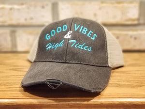 Good Vibes and High Tides Hat
