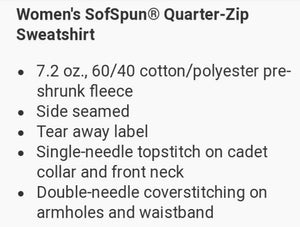 Monogrammed 1/4 Zip Pullover
