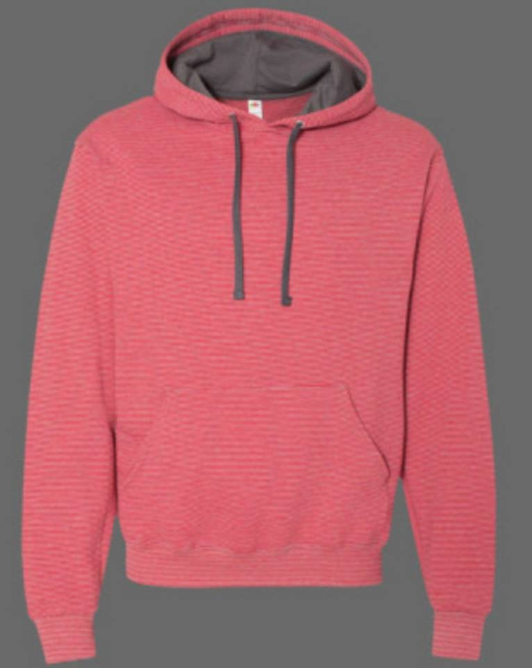 Monogrammed Striped Hoodie - Embroidered Monogram Unisex Hooded Sweatshirt, Personalized Sweat Shirt, Hoodies