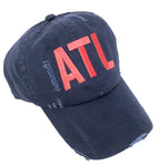 Any City Airport Code Distressed Baseball Hat