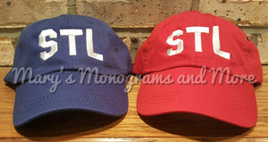 STL Airport Code Baseball Hat - True Color